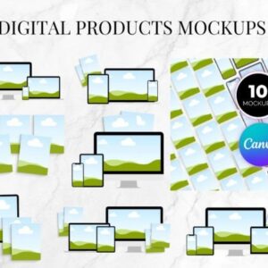 Digital Products Mockup Templates