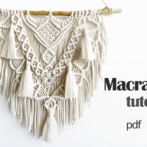 Macrame Boho Wall Hanging Pattern PDF