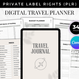 PLR Digital Travel Journal